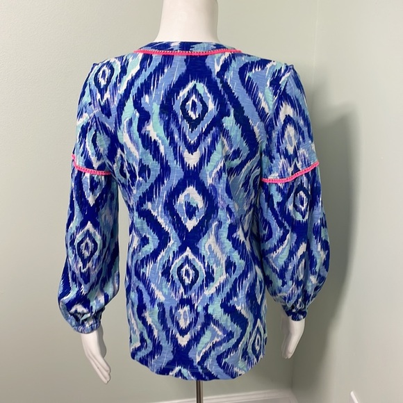 Lilly Pulitzer Kalissa Knit Tunic Skipped a Beach Allover size small - Picture 7 of 9